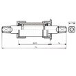 Monobloc Pedalier Fat Bike M-WAVE 120mm