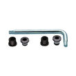 Suruburi foaie angrenaj + torx FSA CR Bolt Kit Negru Triplu MTB 6 buc