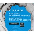 Antifurt cu Cheie M-WAVE  C 15.8 Illu  Reflex  