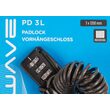 Lacat cu Cablu si Cifru  M-WAVE  ” PD 3 L”  