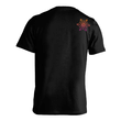 Tricou SUPACAZ - Str8 Up - orange neon / mov neon-XL