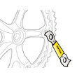 Unealta cheie Topeak Chainring Nut TPS SP11