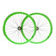 Set Roti Single Speed/Fixie SXT 700-32H 40 mm  Verde