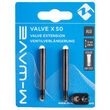 Set Extensie Valve M-WAVE Aluminiu 50 mm