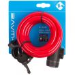Antifurt cu Cheie M-WAVE ”S 10.18” Rosu