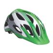  Casca Nerone alb mat/verde marime L