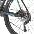 Bicicleta CROSS Fusion Man 29" Negru/Albastru/Verde 420mm