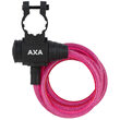 Incuietoare cablu AXA Zipp 120/8 roz