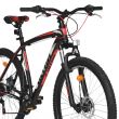 Bicicleta ULTRA Nitro 27.5" negru/rosu 440mm