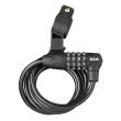 Incuietoare cablu AXA Rigid 180 / 8 - cifru