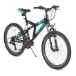Bicicleta ULTRA Apex 24" negru