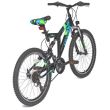 Bicicleta ULTRA Apex 24" negru