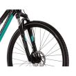 Bicicleta KROSS EVADO 5.0 28" M DAMA NEGRU-TURCOAZ 