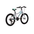 Bicicleta copii KROSS LEA MINI 1.0 20" GRI-TURCOAZ KRLEM120X11W003560