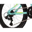 Bicicleta copii KROSS LEA MINI 2.0 20" TURCOAZ-GALBEN KRLEM220X11W003562