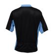 Tricou ciclism Crosser CW-17-105 negru/albastru L
