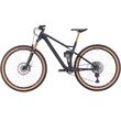 BICICLETA CUBE STEREO ONE22 HPC EX CARBON BLACK 2024 XL
