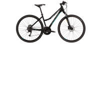 Bicicleta KROSS EVADO 5.0 28" M DAMA NEGRU-TURCOAZ 
