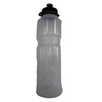 BIDON APA POLISPORT 900ml CU CLIP-ON, LDPE, CAPAC NEGRU, CORP TRANSPARENT