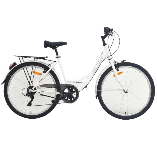 Bicicleta ULTRA Tonus CTB 26'' alb 460mm