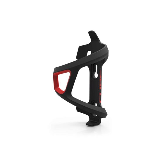 SUPORT BIDON CUBE BOTTLE CAGE HPP LEFT-HAND SIDECAGE Negru Rosu