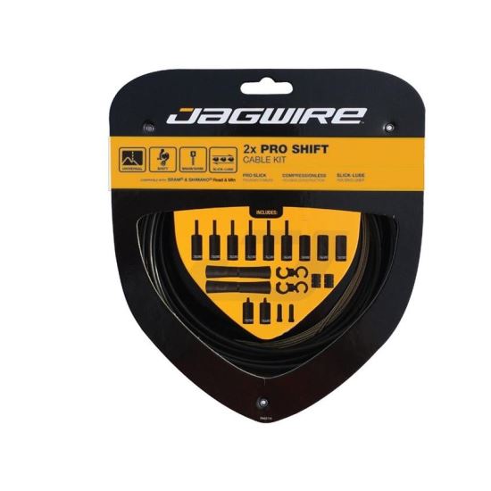KIT BOWDEN SCHIMBATOR JAGWIRE 2X PRO (PCK500) DIAM.4mm Lex-SL/ STS-PS, negru, 3200mm