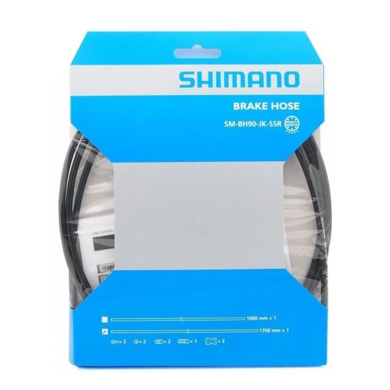 FURTUN SHIMANO SM-BH90-JK-SSR, 1000MM, NEGRU, CONNECTING BOLT X 3 (ST SIDE 2 TYPE, BR SIDE 1 TYPE), OLIVA SI INSERTIE, INCL. TL-BH61, AMBALT IND.