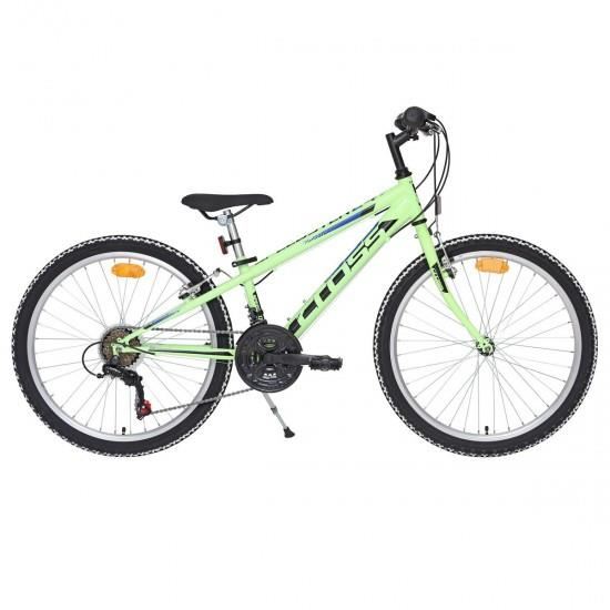 Bicicleta CROSS Speedster otel - 20'' junior - Verde