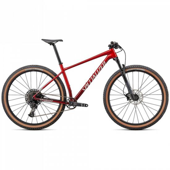 Bicicleta SPECIALIZED Chisel Comp - Gloss Red Tint Fade over Brushed Silver XL 