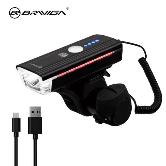 Far Eastpower EBL-3607, 1 led, 350 lumeni, 3 functii, sonerie, USB