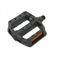 Pedale Wellgo LU-984, plastic, platforma, negre