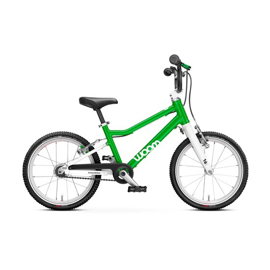 Bicicleta copii WOOM 3 16" AUTOMAGIC Green