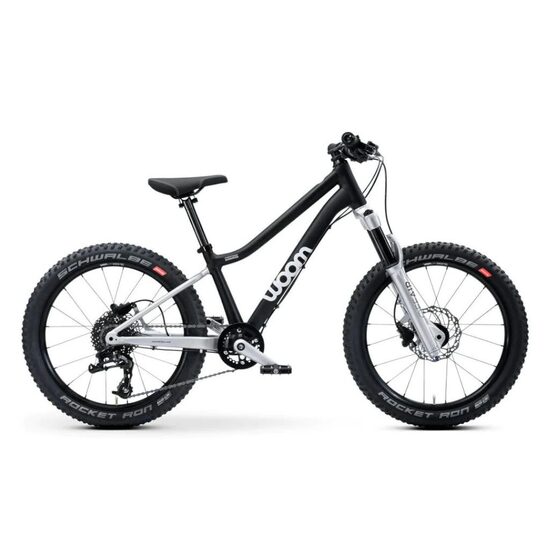 Bicicleta copii WOOM 4 OFF AIR 20" Negru/Gri