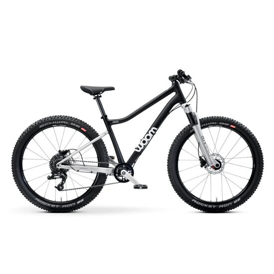 Bicicleta copii WOOM 5 OFF AIR 24" Negru/Gri