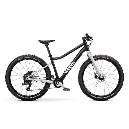 Bicicleta copii WOOM 5 OFF 24" Negru/Gri