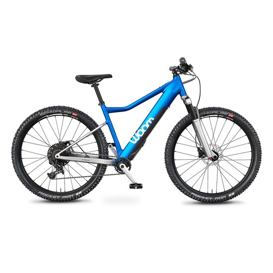 Bicicleta electrica copii WOOM 5 UP 24" albastru