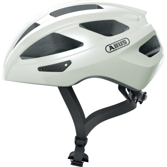 Casca Abus Macator Pearl White L