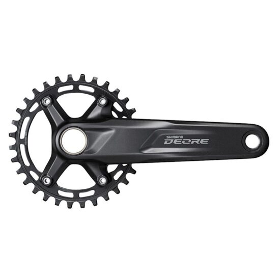 ANGRENAJ PEDALIER SHIMANO DEORE FC-M5100-1, FOAIE 32T, BRAT 170MM, PT. 10/11 VIT. PE SPATE, FARA BB, PT. CHAIN LINE 52MM, AMBALAT IND.