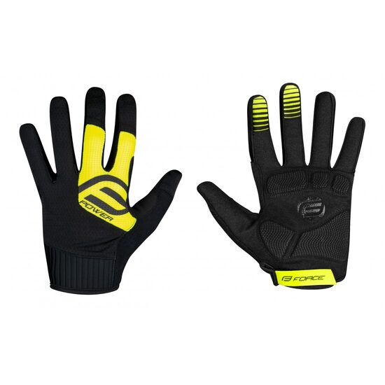 Manusi Force MTB Power negru/fluo M