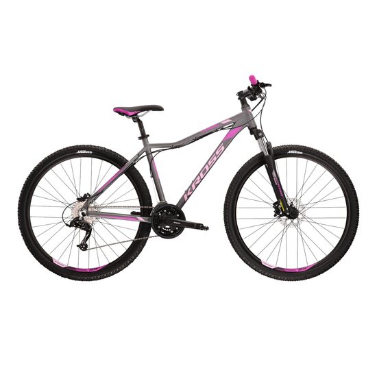 Bicicleta KROSS LEA 5.0 29" S DAMA GRI-ROZ