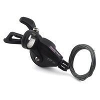MANETA DE SCHIMBATOR SHIMANO DEORE SL-M6100-R, DREAPTA 12 VIT., CABLU 2050MM, CAMASA SP41 ETANSA NEAGRA 1880MM, 6MM CAPAT ETANS X 3, NOSE CAP X 1, FARA OGD, AMBALAT IND.