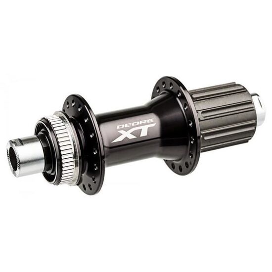 BUTUC SPATE SHIMANO DEORE XT FH-M8010, 32H, 8/9/10/11 VIT., OLD 142MM, PT. AX E-THRU 12MM (FARA AX), PT. ROTOR CENTER LOCK, AMBALAT IND.