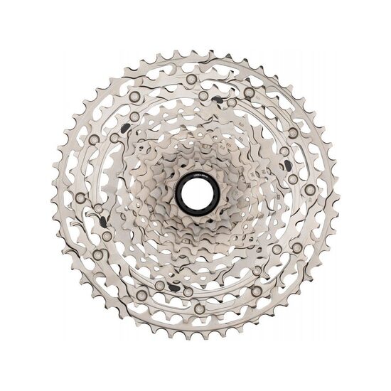 BLOC DE PINIOANE PE CASETA SHIMANO DEORE CS-M6100-12, 12 VIT., HYPERGLIDE+, 10-51T, AMBALAT IND.