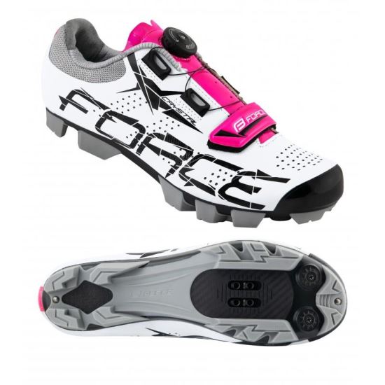 Pantofi MTB Crystal Dama, Alb-Roz