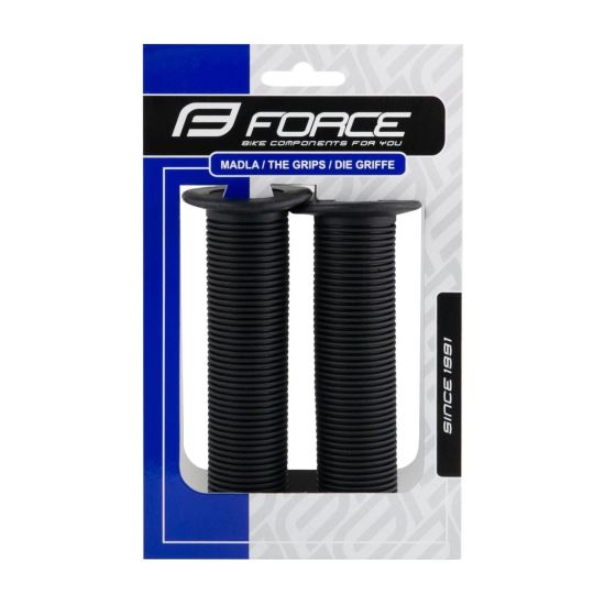 Mansoane Force BMX 135, cauciuc, Negre