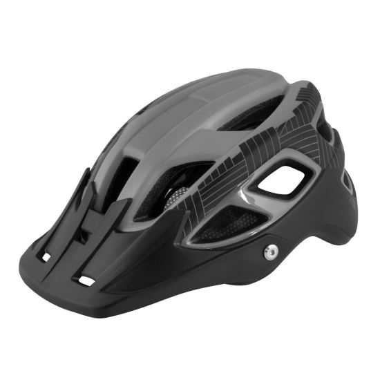 Casca Force Aves MTB E-bike, Gri-Negru Mat 