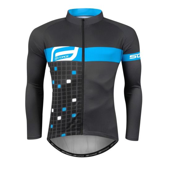 Bluza Force Square Fluo-Albastru