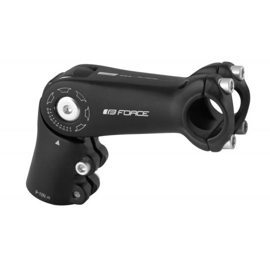 Pipa Force S6.3 25.4/90mm reglabila aluminiu neagra