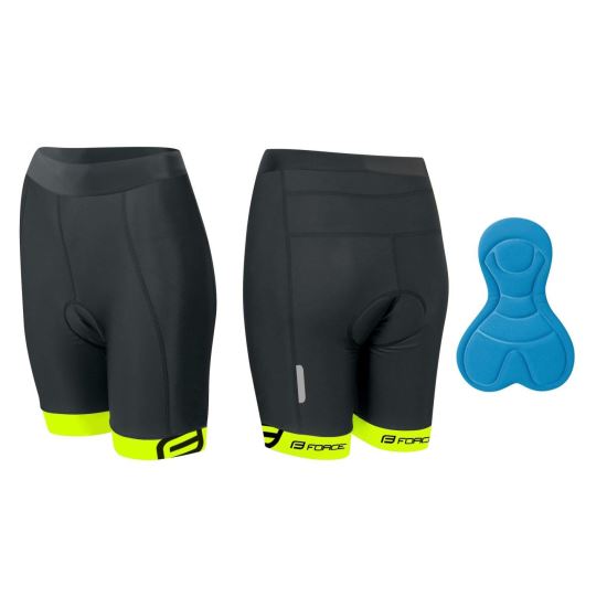Pantaloni Force Kid cu bazon  Negru/Fluo