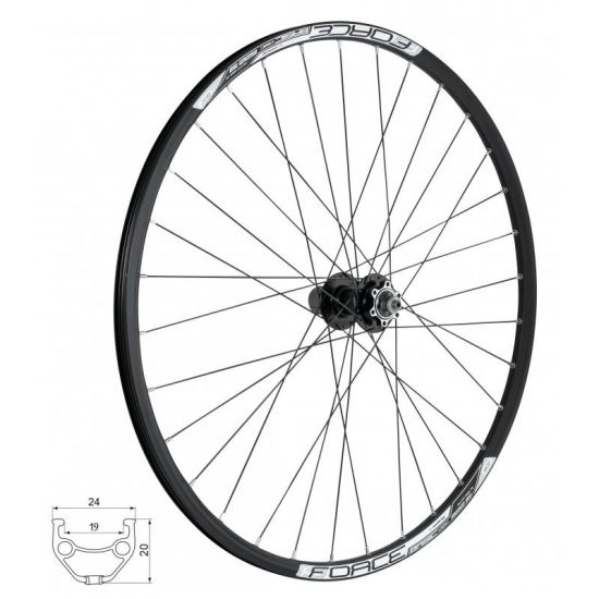 Roata spate 28/29 Force Basic Disc 622x19 6 suruburi